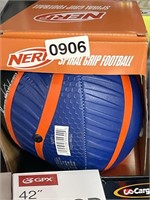 NERF SPINAL GRIP FOOTBALL RETAIL $20