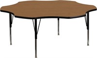 Flash Furniture Oak/Grey Activity Table top