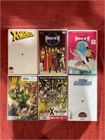 6 bagged and backed comics