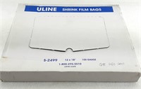 250 sacs ULINE film rétractable 12"x18 calibre 100