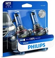 Philips H11 Vision Upgrade Headlight Bulb with u