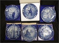 Six Royal Copenhagen Andersen Fairy Tale plates