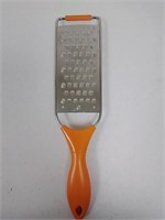 New Orange handle handheld grater, 12x2.5 inches