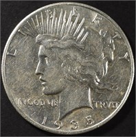 1935-S PEACE DOLLAR XF/AU