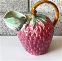 Vintage Italian Strawberry Pitcher