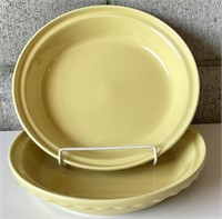 Vintage Yellow Fiesta Homer Laughlin Plates