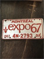 Plaque 67 Montréal