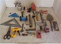 Bin of Assorted Shop Tools