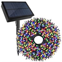 Tcamp 164Ft 500 LED Solar Christmas Lights Outdoor