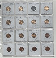 Lot of 16 2009 Lincoln Bicentennial Cents