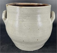 Antique Portland 2 Gallon Stoneware Crock 
Has