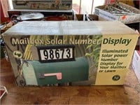 Mailbox Solar Number Display