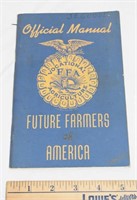 1945 OFFICIAL MANUAL FOR FUTURE FARMERS OF AMERICA