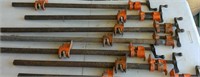 Lot of Shorter Pony Pipe Clamps
