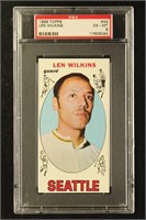 Len Wilkens PSA 6 Graded 1969 Topps Basketball Car