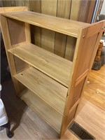 Wood Bookshelf 46”t 32”wide x 12”depth