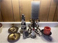 Lighthouses Candle Holders Brass Candle Holders