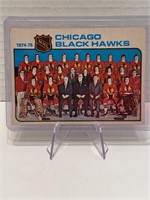 75/76 Chicago Blackhawks Team Checklist