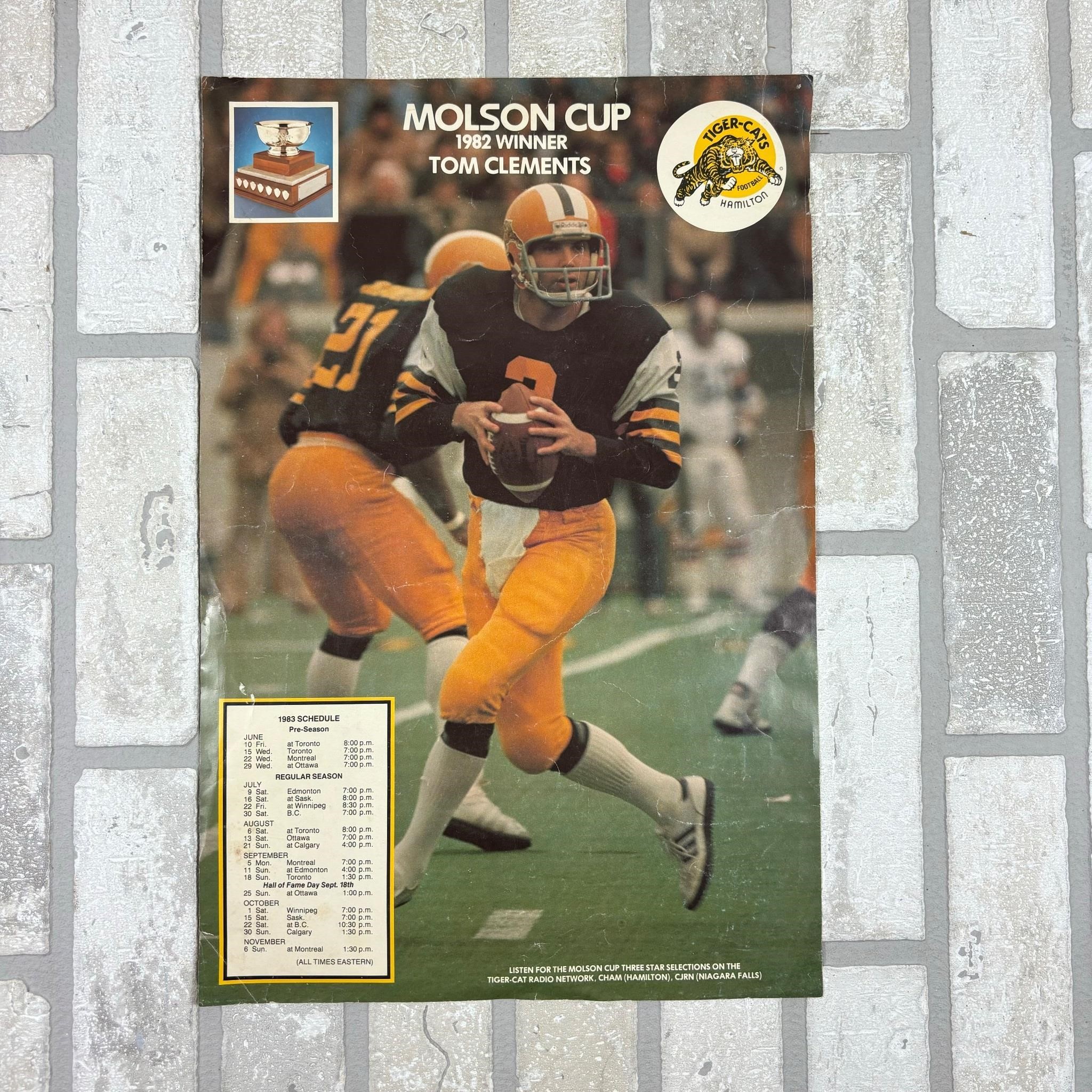 Molson Cup Poster 1982, Football