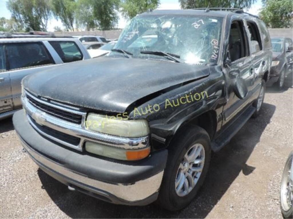 2004 Chevrolet Tahoe 4X4 1GNEK13Z84J293430 Black