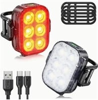 Rechargeable Waterproof Bicycle Light Set - Front