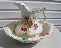 Pitcher in bowl, Johnson Bros