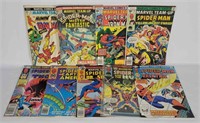 9 Marvel Team-up Comics 1974-1982