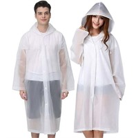 2 PCS BN-LINK EVA Rain Ponchos for Adults  Raincoa