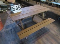 Children's Picnic Table with Benches