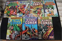 King Conan Comics #7-13 1981 / Complete