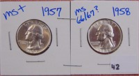 1957, 57 MS Quarters, wow!