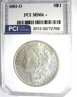 1881-O Morgan MS64+ LISTS $475