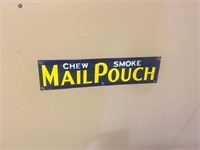 SMALL TIN MAIL POUCH SIGN