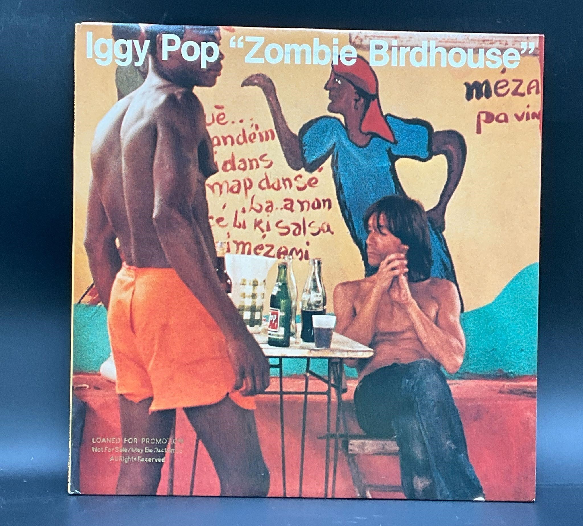 1982 Iggy Pop "Zombie Birdhouse" OG LP Promo Stamp