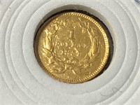 1857 US GOLD DOLLAR