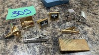 Men’s Money clip, tie clips, cufflinks