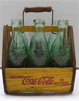 Coca-Cola Wood 6-Pack Bottle Carrier