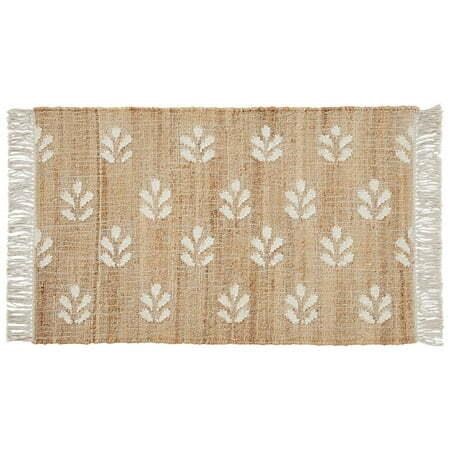 Better Homes & Gardens Floral Jute 2' x 3' Rug