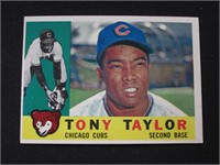 1960 TOPPS #294 TONY TAYLOR CHICAGO CUBS