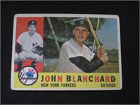 1960 TOPPS #283 JOHN BLANCHARD YANKEES