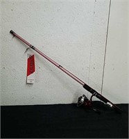New Zebco slingshot fishing pole with reel