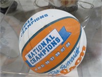 2011 PAT SUMMIT SIGNED BASKETBALL IN CASE