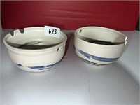 SIGNED POTTERY BOWLS