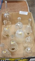APPROX 9 CRYSTAL BELLS