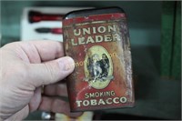 UNION LEADER SMOKING TOBACCO TIN