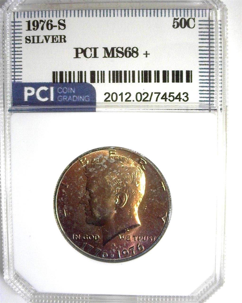 1976-S Silver Kennedy MS68+ LISTS $1300