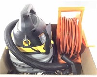 Reeled Extension Cord, Vacuum Cleaner