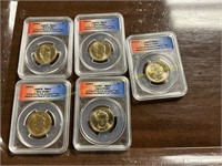Polk/Tyler/Taylor/Pierce Coin Set
