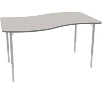 Activity Wave Table Grey Top 30x48