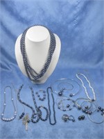 Assorted Faux Pearl, Metal & Gold Tone Jewelry